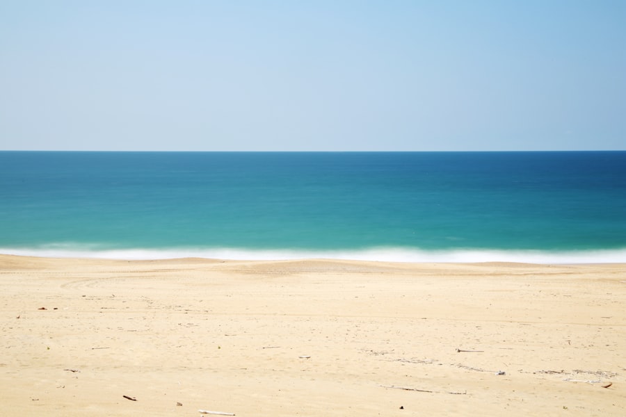 Playa del Pacífico al amanecer